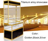 Paduan Tinggi Titanium Apotik Display Cabinet / Kabinet Apotek Logam