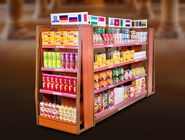 Peranti Kenyamanan Ekonomis Display Fixtures / Grocery Store Display Racks