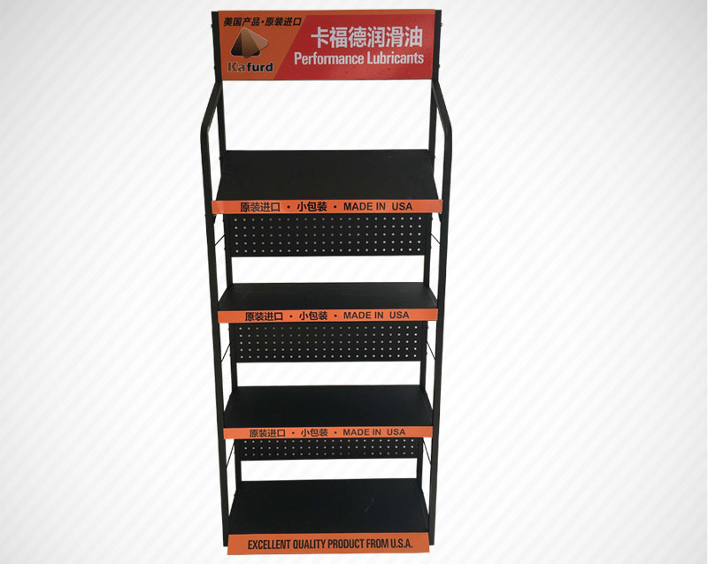 Tampilan Ritel Cukup Kuat Stand / Racks Display Logam Untuk Toko Grocery